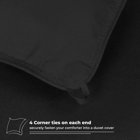 Brushed Microfiber Down Alternative Comforter Reversible