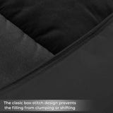 Brushed Microfiber Reversible Down Alternative Comforter