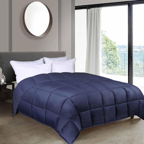 Brushed Microfiber Down Alternative Comforter Reversible