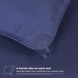 Brushed Microfiber Reversible Down Alternative Comforter