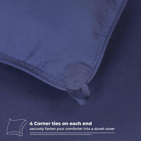 Brushed Microfiber Down Alternative Comforter Reversible