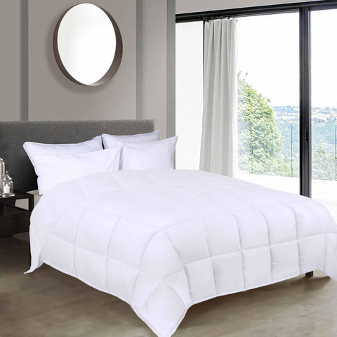 Brushed Microfiber Down Alternative Comforter Reversible