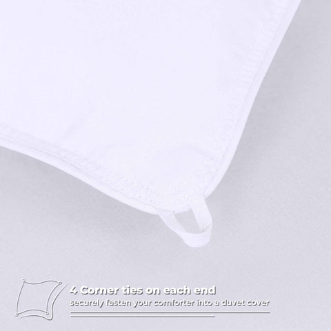Brushed Microfiber Down Alternative Comforter Reversible