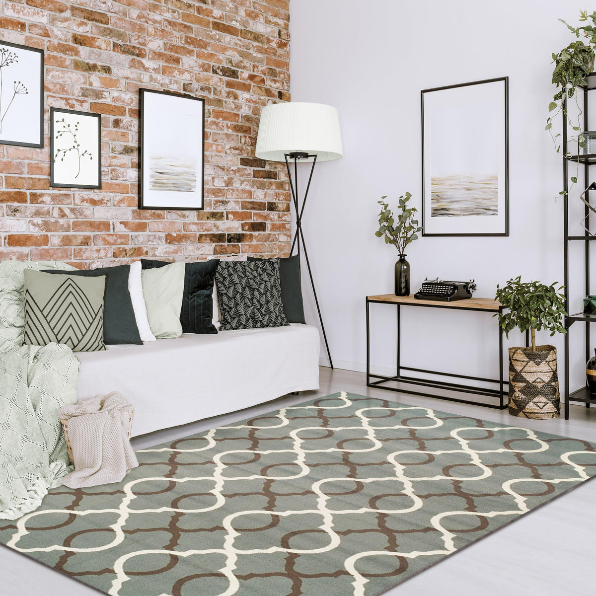 Cadena Moroccan Trellis Contemporary Area Rug