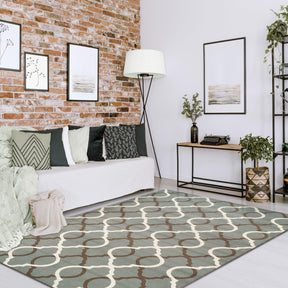 Cadena Moroccan Trellis Contemporary Area Rug
