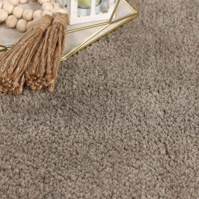 California Shag Solid Plush Fluffy Non-Slip Indoor Area Rug Or Runner