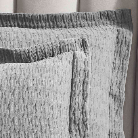 Lightweight Cotton Bedspread Sets 3-Piece Calvert Diamond Matelassé Jacquard