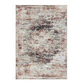 Canary Vintage Distressed Medallion Washable Indoor Area Rug