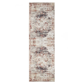 Canary Vintage Distressed Medallion Washable Indoor Area Rug