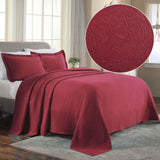 Lightweight Cotton Bedspread Sets 3-Piece Celtic Circle Jacquard Matelassé