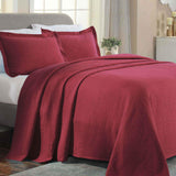 Lightweight Cotton Bedspread Sets 3-Piece Celtic Circle Jacquard Matelassé