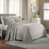 Lightweight Cotton Bedspread Sets 3-Piece Celtic Circle Jacquard Matelassé