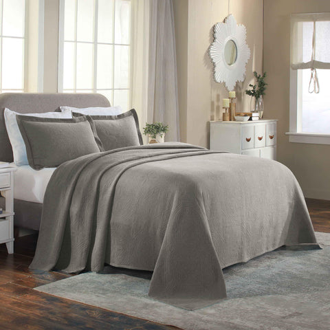 Lightweight Cotton Bedspread Sets 3-Piece Celtic Circle Jacquard Matelassé