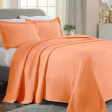 Lightweight Cotton Bedspread Sets 3-Piece Celtic Circle Jacquard Matelassé