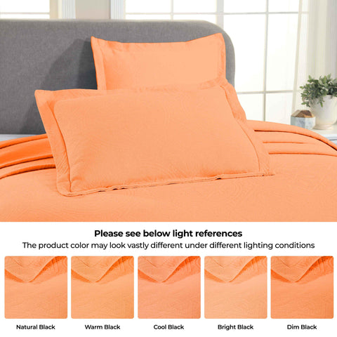 Lightweight Cotton Bedspread Sets 3-Piece Celtic Circle Jacquard Matelassé
