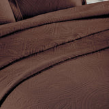 Lightweight Cotton Bedspread Sets 3-Piece Celtic Circle Jacquard Matelassé