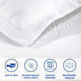 Celtic Circle Cotton Jacquard Matelasse Bedspread Set