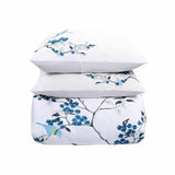 100% Cotton Cherry Garden Embroidered Duvet Cover Set