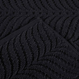 Chevron Zero Twist Solid and Jacquard Soft Cotton 12 Piece Towel Set