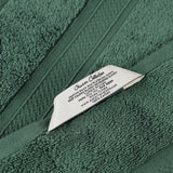 Chevron Zero Twist Solid and Jacquard Soft Cotton 12 Piece Towel Set