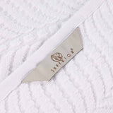 Chevron Zero Twist Solid and Jacquard Soft Cotton Bath Sheet Set of 2