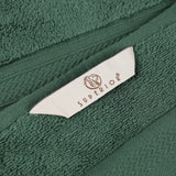 Chevron Zero Twist Solid and Jacquard Soft Cotton Bath Sheet Set of 2