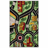 City-Cruising Non-Slip Washable Kids Indoor Area Rug or Runner