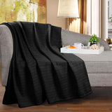100% Cotton Woven Blanket – Clara Jacquard - All-Season Comfort