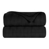 100% Cotton Woven Blanket – Clara Jacquard - All-Season Comfort