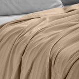 100% Cotton Woven Blanket – Clara Jacquard - All-Season Comfort