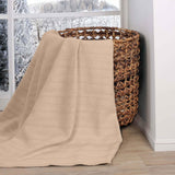 100% Cotton Woven Blanket – Clara Jacquard - All-Season Comfort