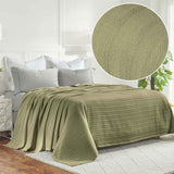 100% Cotton Woven Blanket – Clara Jacquard - All-Season Comfort