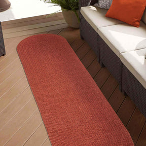 Classic Braided Weave Oval Area Rug Indoor Outdoor Rugs
