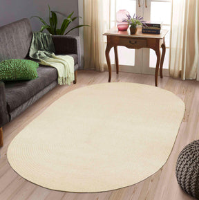 Classic Braided Weave Oval Area Rug Indoor Outdoor Rugs
