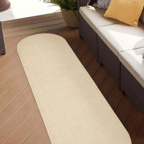 Classic Braided Weave Oval Area Rug Indoor Outdoor Rugs