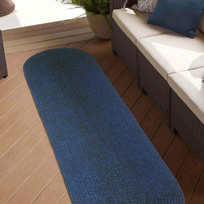 Classic Braided Weave Oval Area Rug Indoor Outdoor Rugs