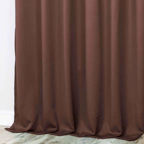 Classic Modern Solid Room Darkening Blackout Curtain Panels, Set of 2