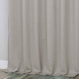 Classic Modern Solid Room Darkening Blackout Curtain Panels, Set of 2