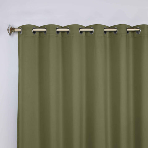 Blackout Window Curtains Classic Modern Room Darkening Set of 2