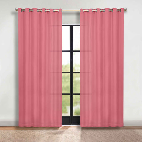Blackout Window Curtains Classic Modern Room Darkening Set of 2