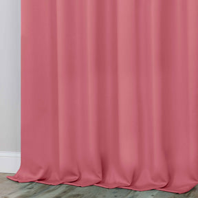 Classic Modern Solid Room Darkening Blackout Curtain Panels, Set of 2