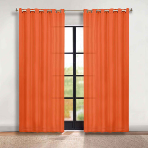 Blackout Window Curtains Classic Modern Room Darkening Set of 2