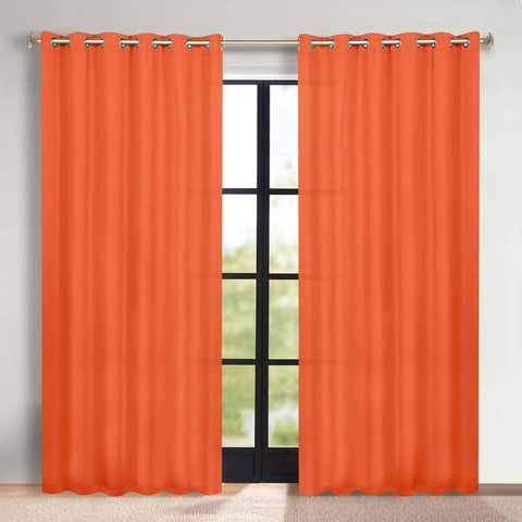 Blackout Window Curtains Classic Modern Room Darkening Set of 2