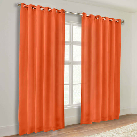 Blackout Window Curtains Classic Modern Room Darkening Set of 2