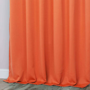 Classic Modern Solid Room Darkening Blackout Curtain Panels, Set of 2