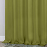 Classic Modern Solid Room Darkening Blackout Curtain Panels, Set of 2