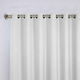 Classic Modern Solid Room Darkening Blackout Curtain Panels, Set of 2