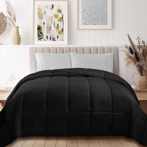 Classic Microfiber Down Alternative Comforter Reversible Medium Weight