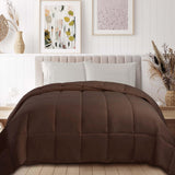 Classic Reversible Medium Weight Down Alternative Microfiber Comforter