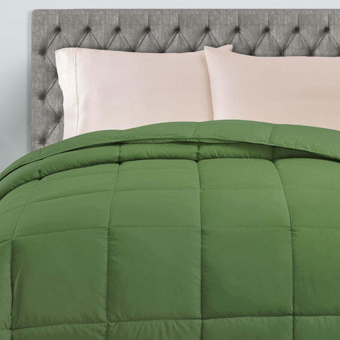Classic Microfiber Down Alternative Comforter Reversible Medium Weight